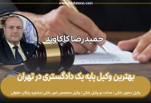 بهترین وکیل پایه یک دادگستری در تهران
