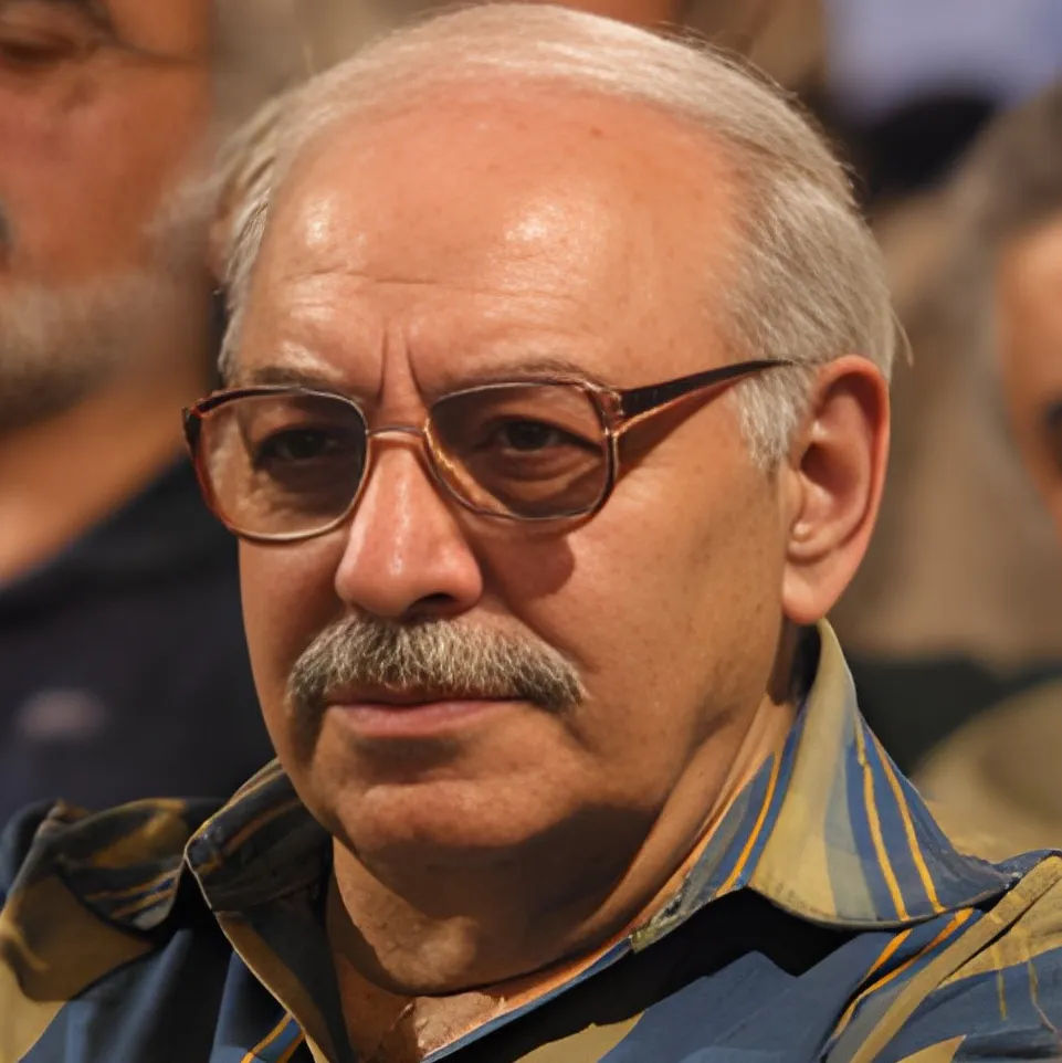 عکس اسماعیل داورفر در دوران پیری