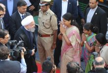 ادای احترام زنان هندی به رئیس جمهور ایران + عکس