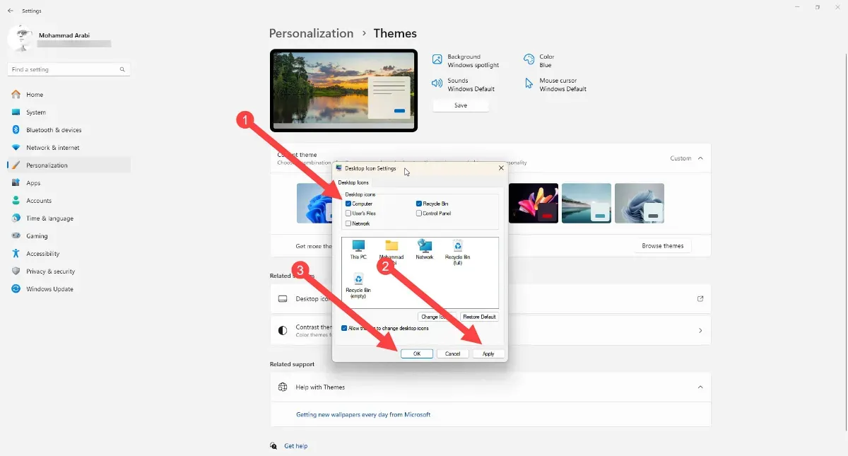چگونه آیکون This PC را روی دسکتاپ بیاوریم؟