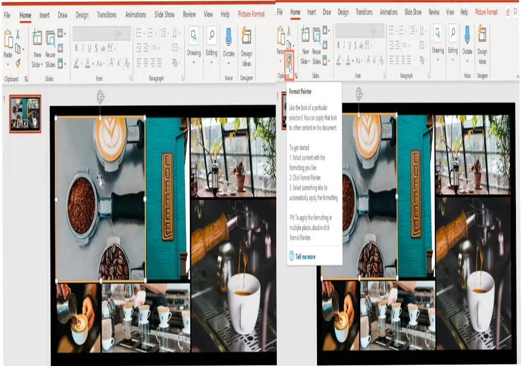استفاده از Format Painter
