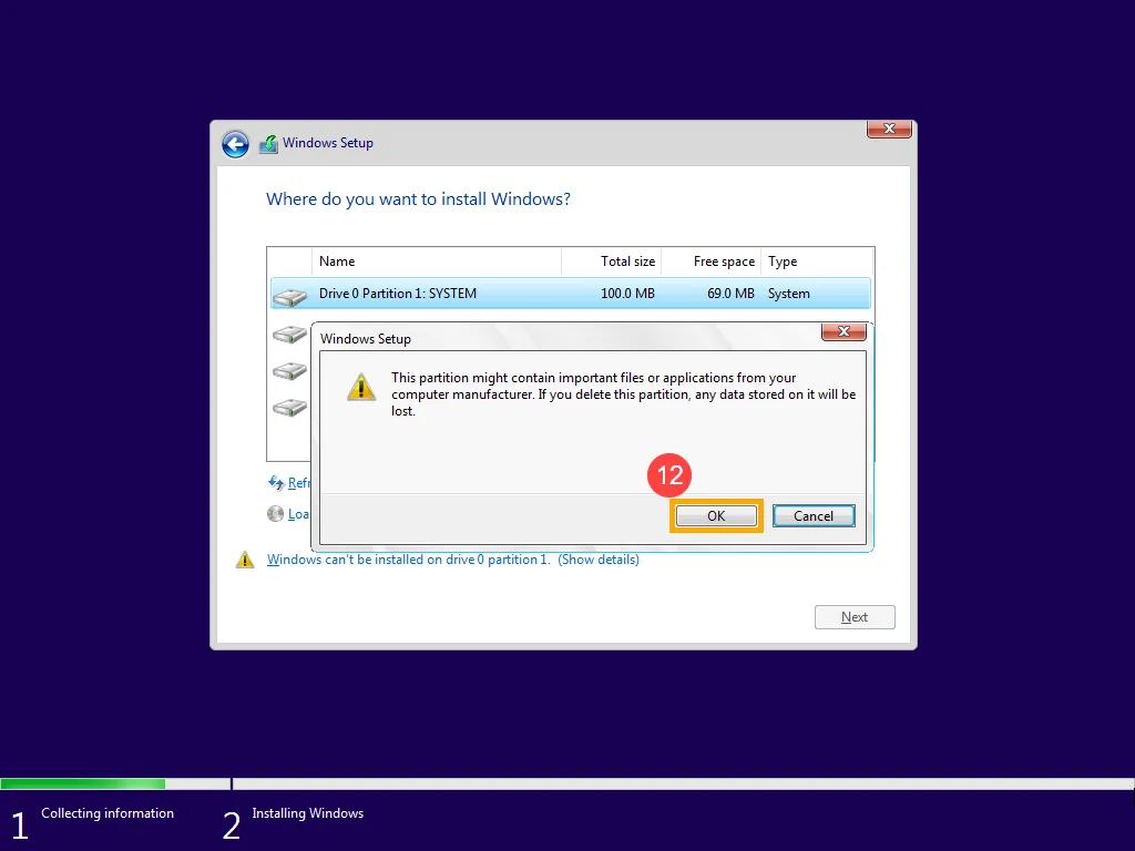 نصب ویندوز ۱۱ با فلش
