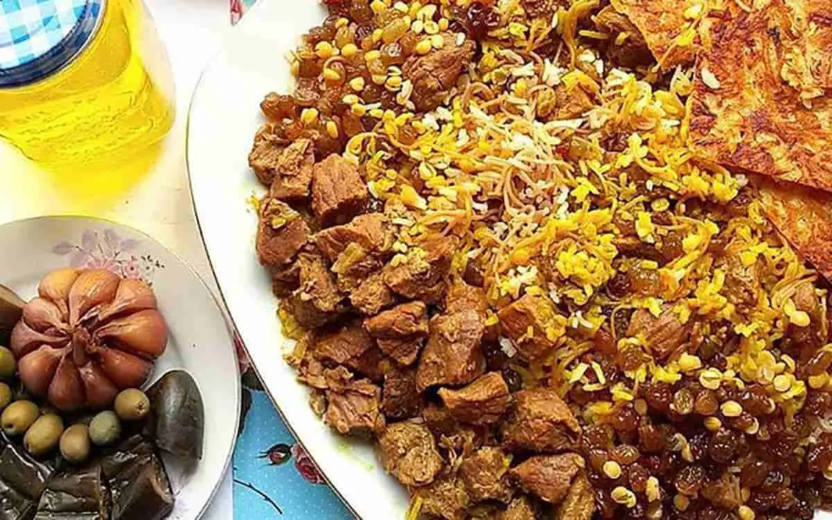 طرز تهیه مانی پلو خوشمزه و مجلسی اصل دامغان در خانه