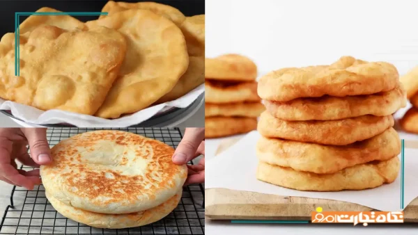 طرز تهیه نان روغنی تابه ای نرم و خوشمزه در خانه