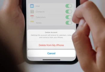 How to delete your email from your phone
