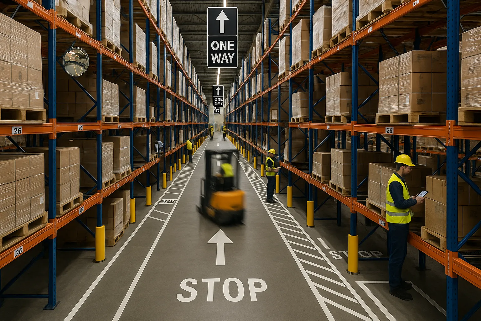 طراحی مسیرها برای نوسازی انبار