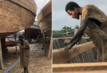 مردم، کشتی نوح تقلبی را به آتش کشیدند