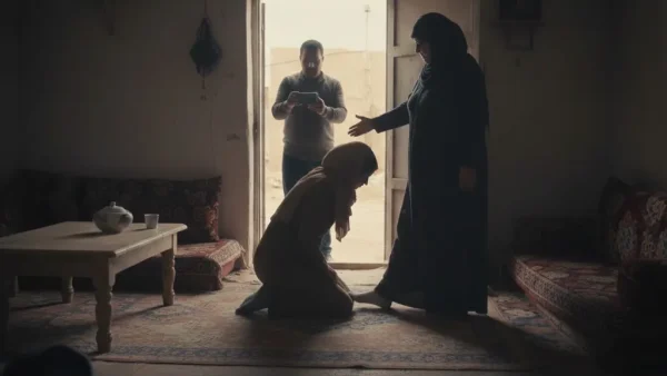 فیلم جنجالی اجبار زن به بوسیدن پای مادرشوهرش