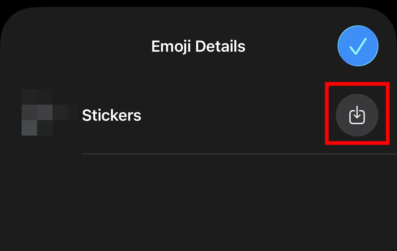 چطور در آی مسیج استیکر ذخیره کنیم