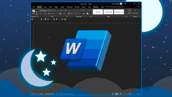 فعال کردن حالت تاریک در ورد/ راهنمای گام به گام و تصویری