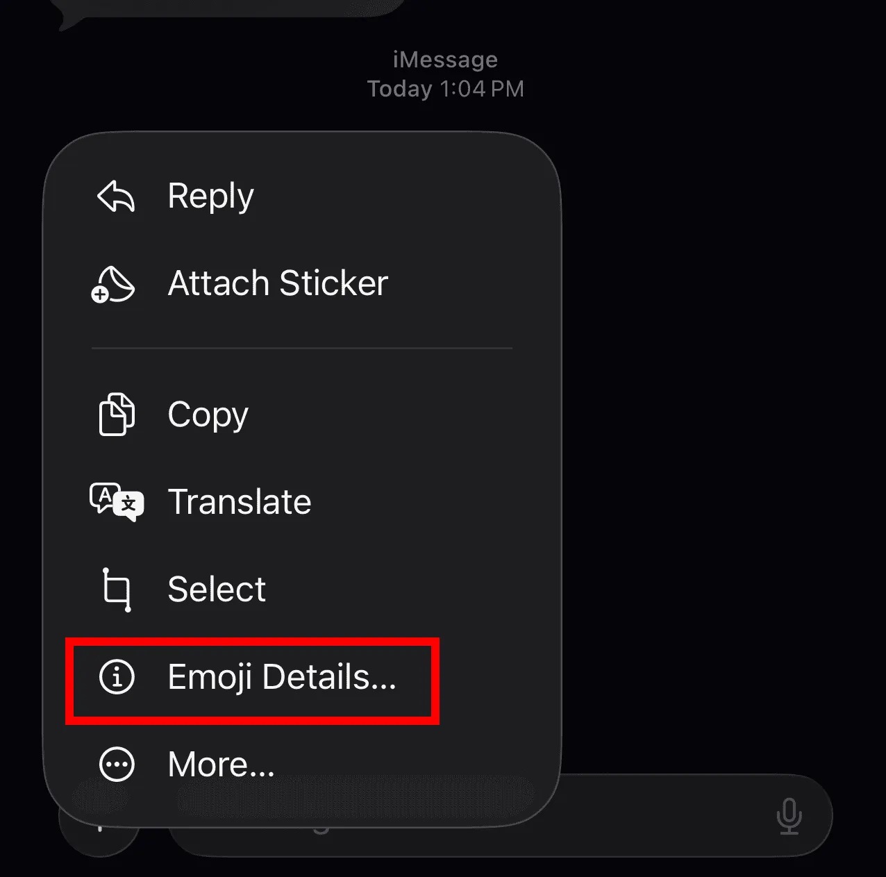 ذخیره کردن استیکر در آی مسیج