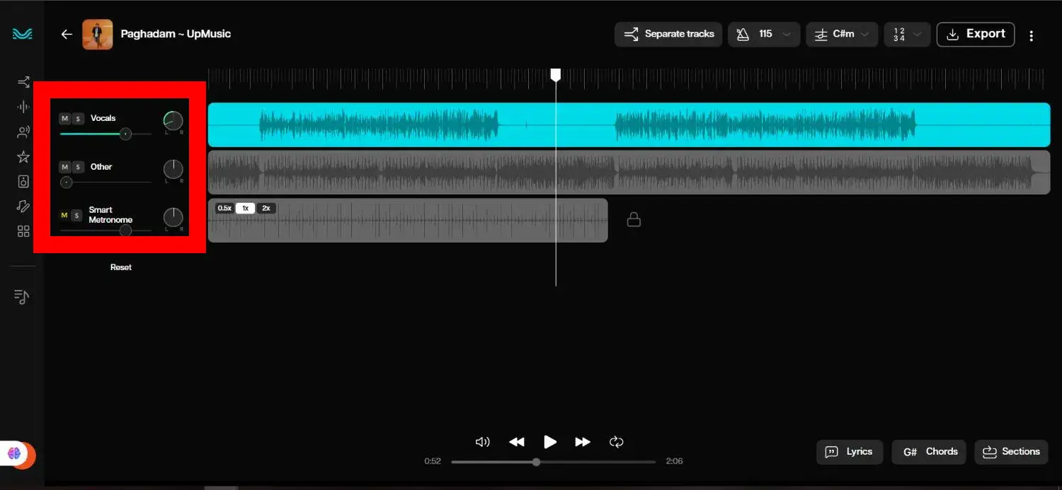 جداکردن صدای خواننده
