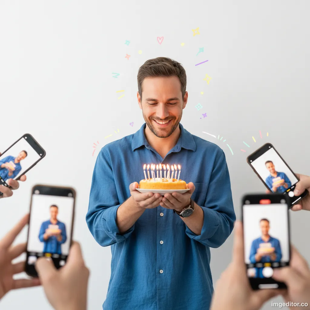 پرامپت ساخت عکس تولد با هوش مصنوعی