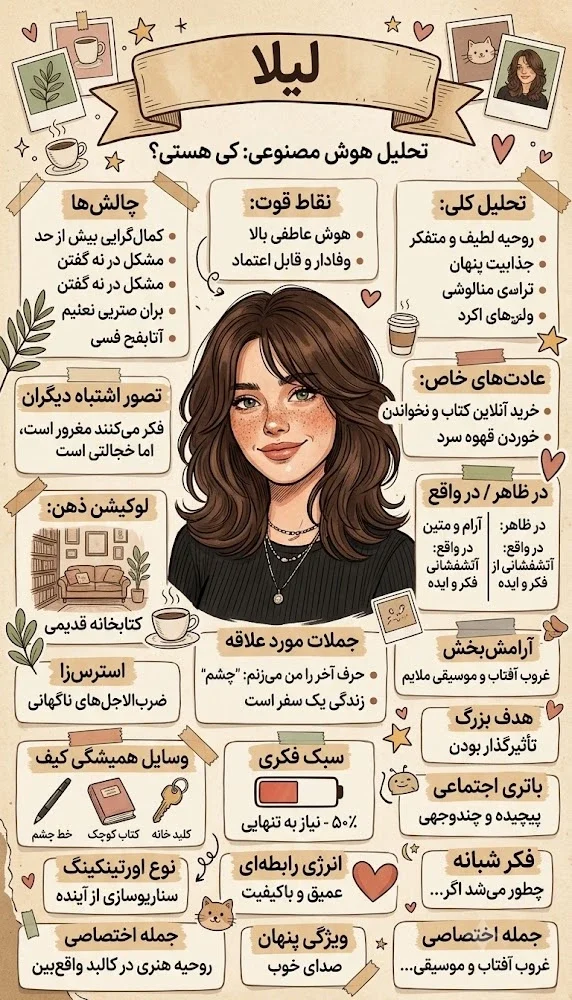 پرامپت تحلیل چهره و روحیه 