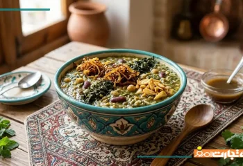 طرز تهیه آش آبغوره شیرازی + خواص آن