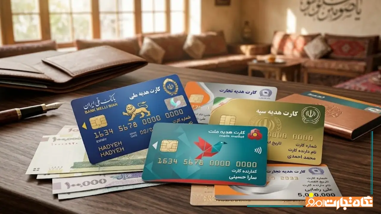روش های انتقال وجه از کارت هدیه سپه، ملت، شهر و تجارت