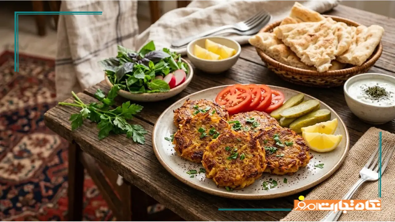 طرز تهیه کوکو گوشت کوبیده