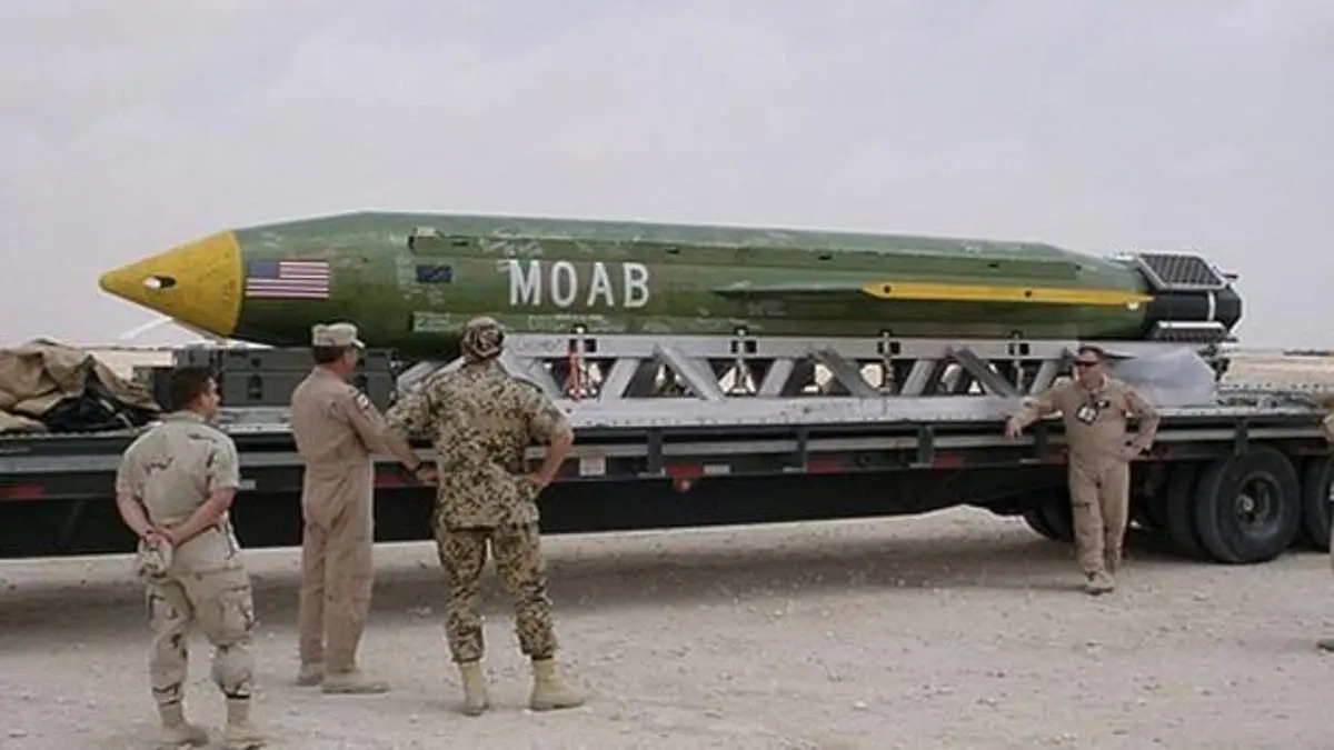 مادر بمب ها آمریکا GBU-43/B MOAB